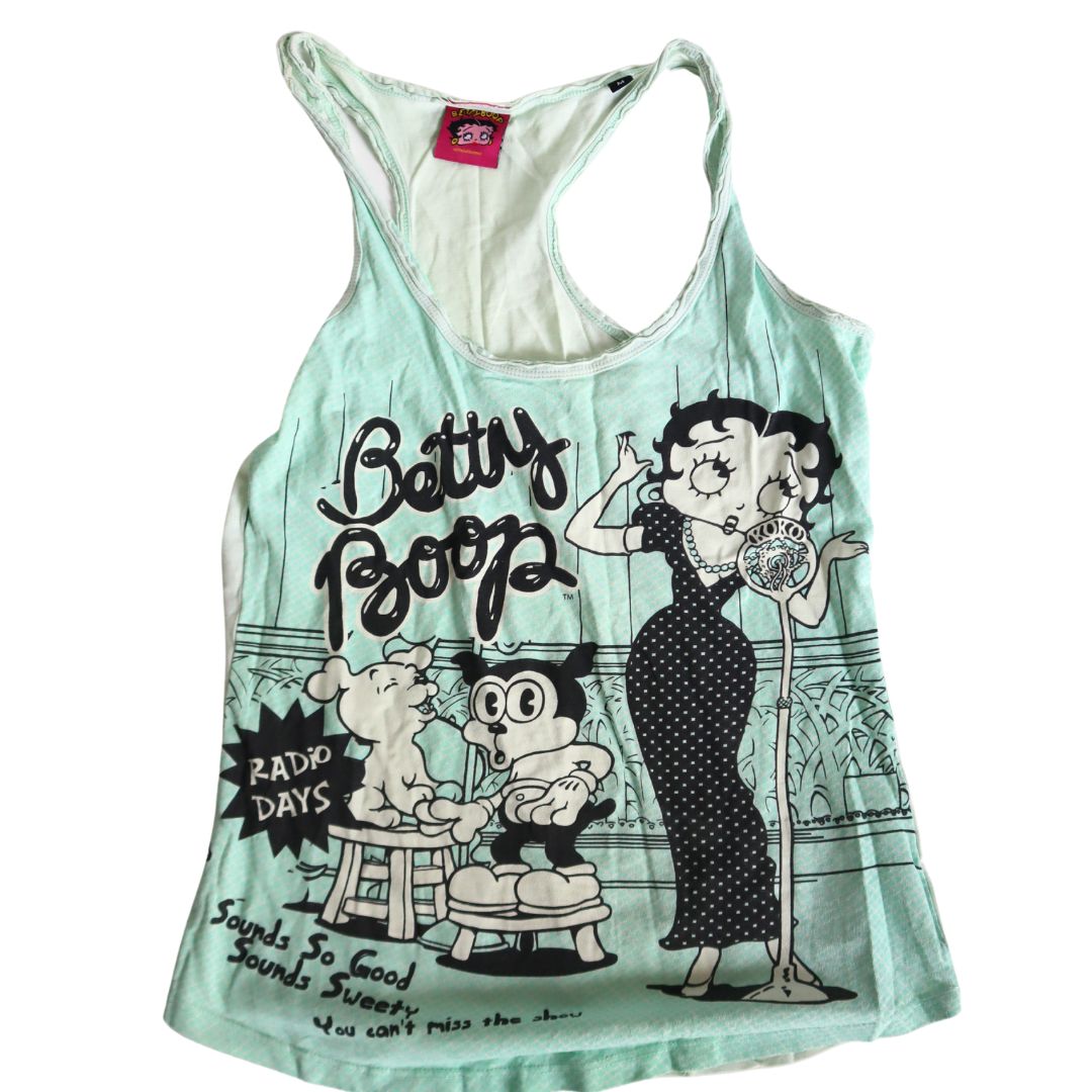 Vintage Betty Boop Racerback Tank M