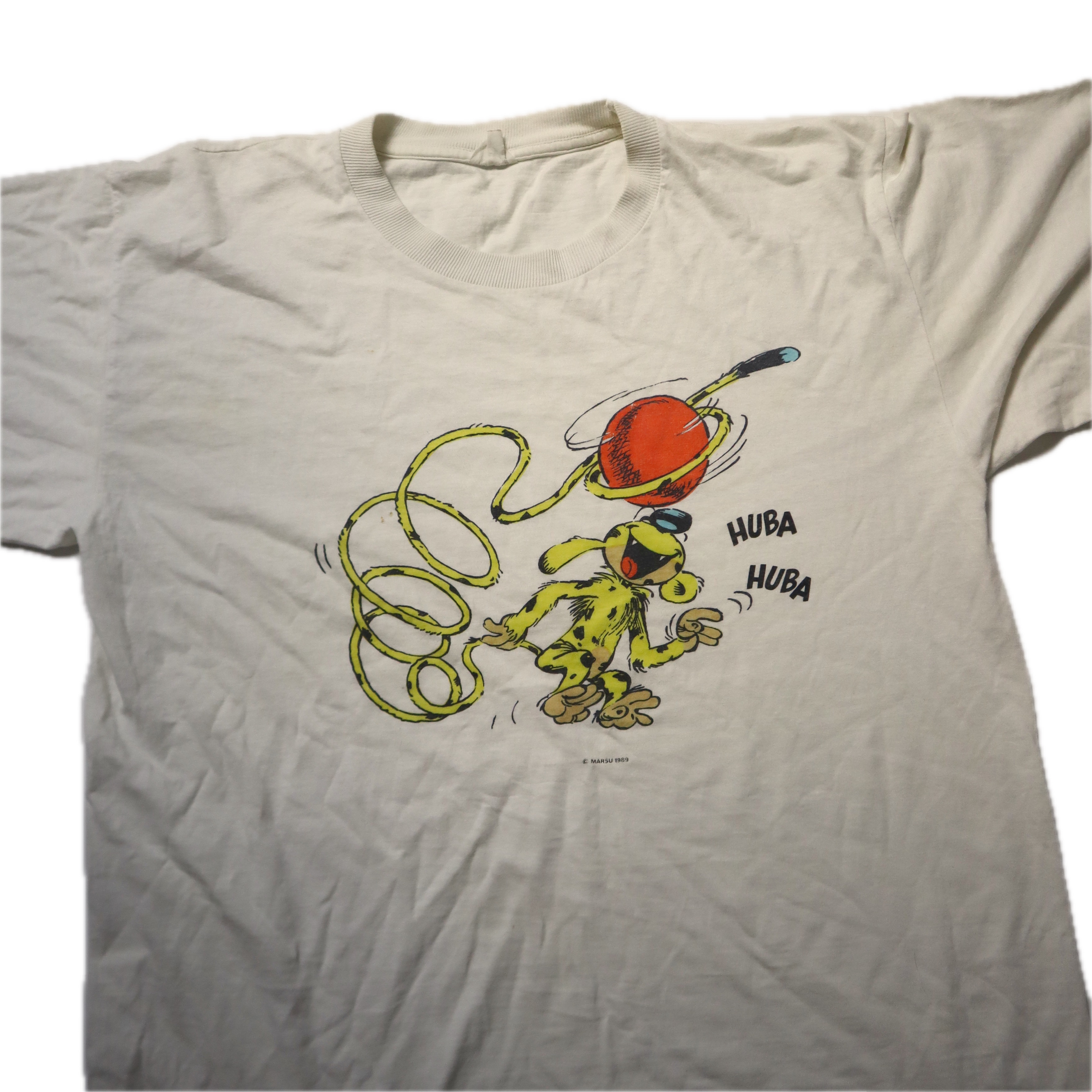 Vintage 1989 Marsupilami T-Shirt – Retro Cartoon Tee (M)
